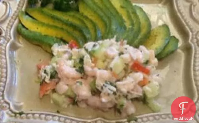 Meeresfrüchte Gefüllte Avocados
