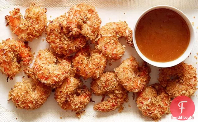 Kokosnussgarnelen mit süßer & würziger Dip-Sauce