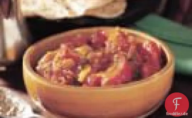 Scharfes und würziges Tomaten-Chutney (takkalipayam Chatni)