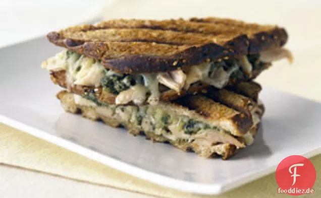 Pesto-Hähnchen Panini