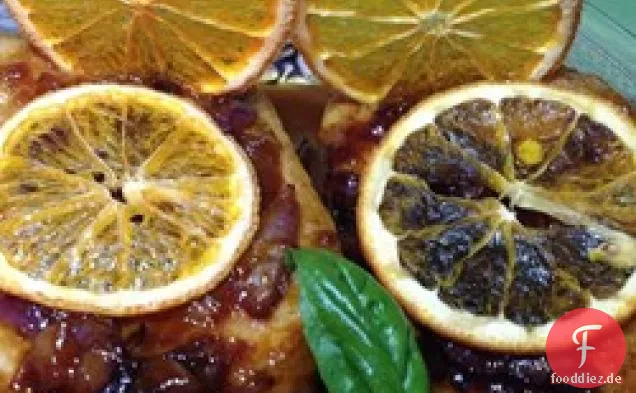 Orange Schalotte Marsala Schweinekoteletts