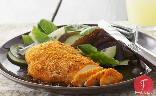 Knusprige Parmesan-Hähnchenbrust