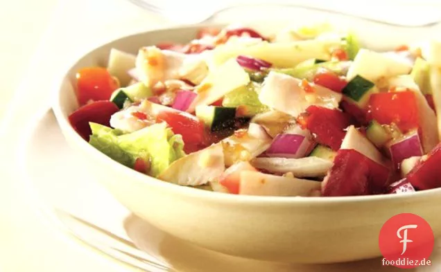 Abendessen Zeit-Chop-Chop-Salat