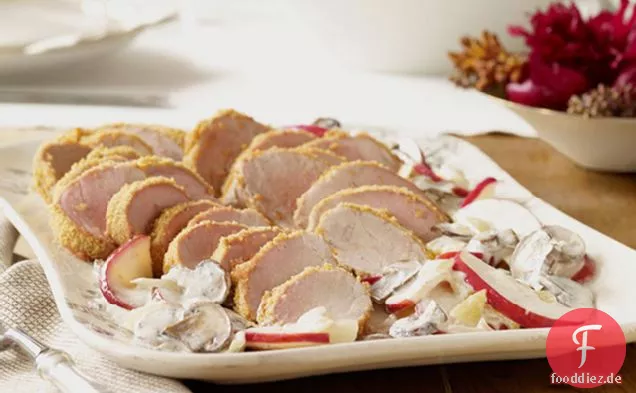 Schweinefilet mit Calvados-Sauce