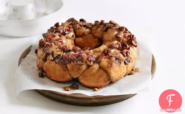 Pull-Apart Ahorn Pecan Klebrige Brötchen