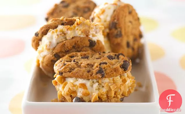 Einfache Eiscreme-Sandwiches