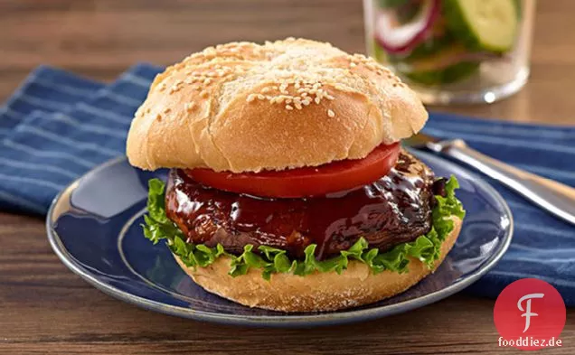 Gegrilltes gegrilltes Portobello-Sandwich