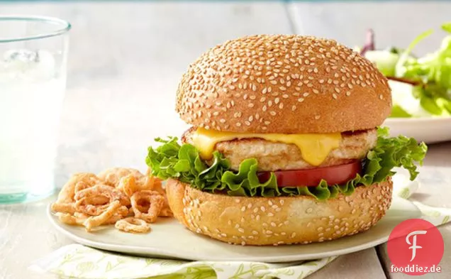Gegrillte Truthahn Burger