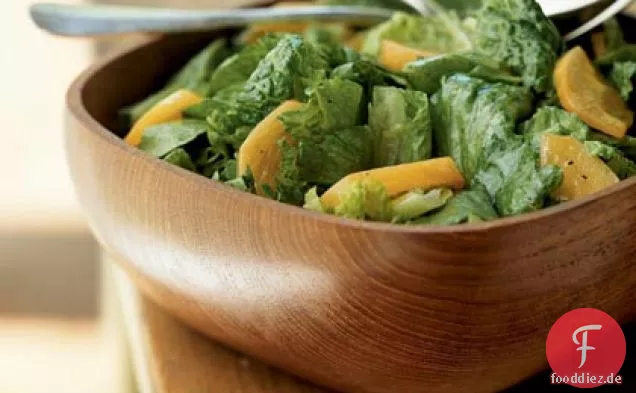 Persimmon-Walnussöl-Salat