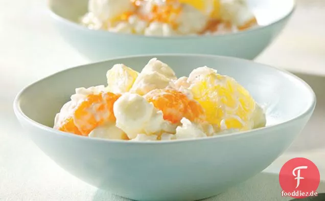 Obstsalat mit Marshmallows