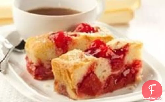Süße Vanille Kirschkuchen