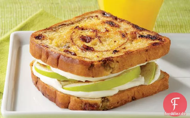 Zimt-Apfel-Morgen-Sandwich