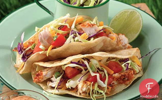 Gegrillte Fisch-Tacos