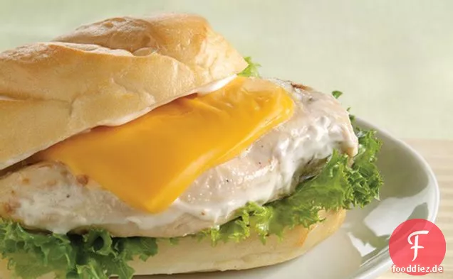 Cheesy Chicken Ranch Sandwiches