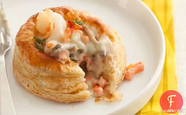 Mini Garnelen Pot Pie