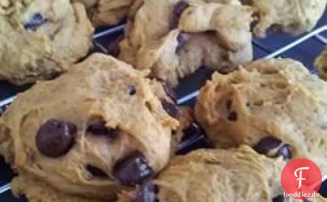 Kürbis Schokolade Chip Cookies I