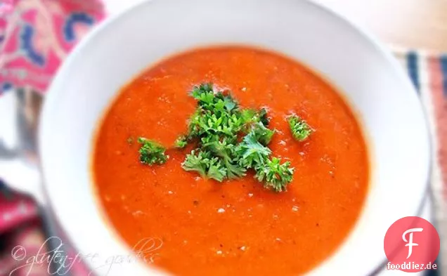 Gebratene Tomatensuppe