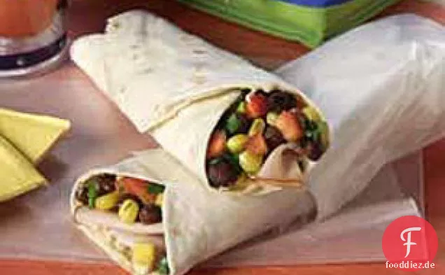 Türkei-Wrap mit Südwestlichen Genießen