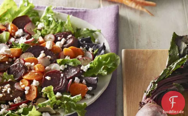 Gerösteter Karotten-Rote-Bete-Salat