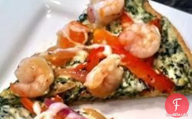 Garnelen-Pizza