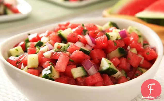 Frische Wassermelonen-Salsa