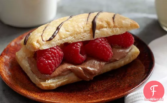 Schoko-Himbeer-Napoleons