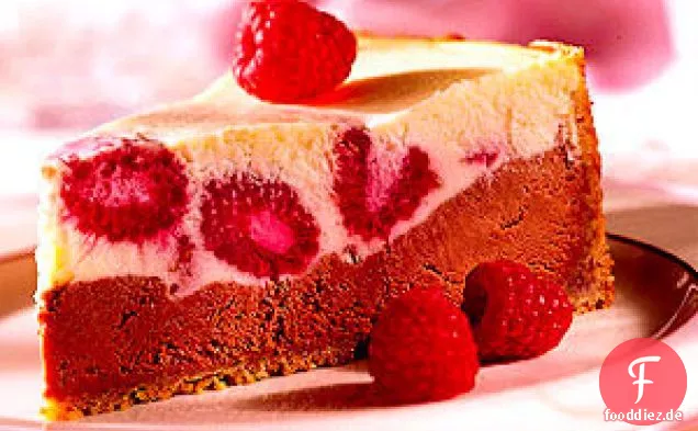 Schokoladen-Himbeer-Käsekuchen