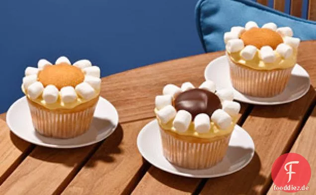 Zitrone Daisy Cupcakes