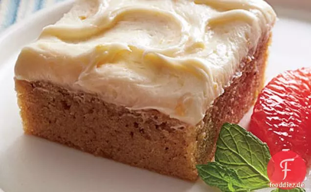 Grapefruit-Pecan-Blechkuchen
