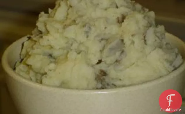 Gerösteter Knoblauch Kartoffelpüree