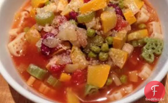 Slow Cooker Vegetarische Minestrone