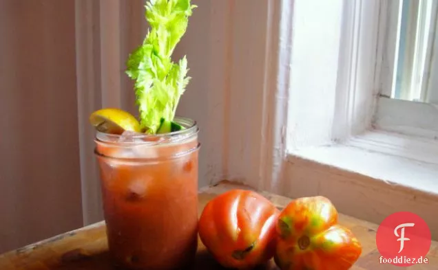 Kochen Sie das Buch: Sommergemüse und Tomaten Bloody Marys