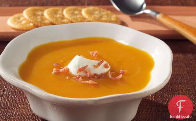 Cremige Butternut-Kürbis-Suppe
