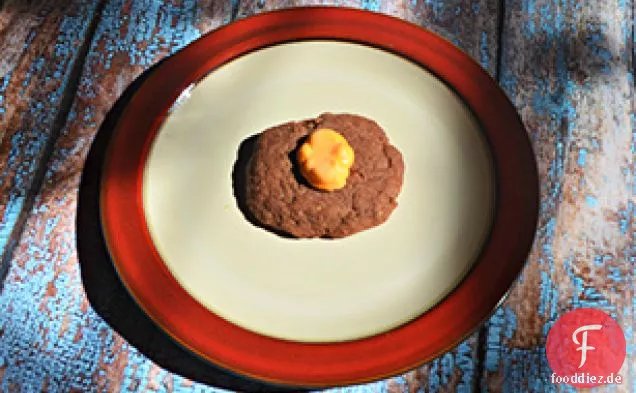 Halloween Marshmallow-gekrönt Kakao Cookies
