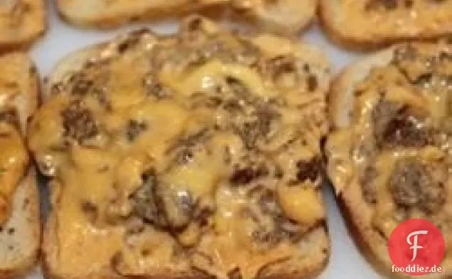 Roggenbrot-Party-Pizza