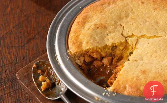 Hähnchen-Cornbread Taco Pie