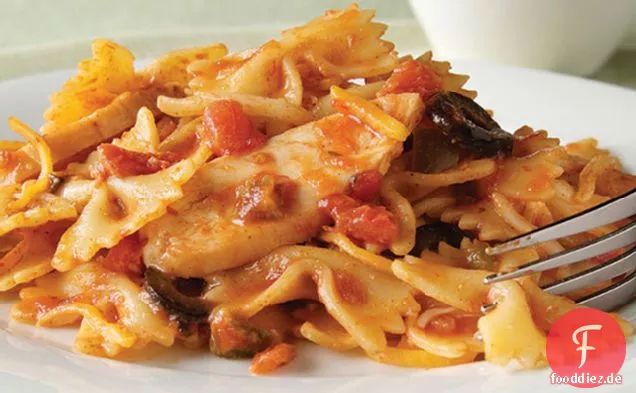 Huhn Taco Pasta Salat