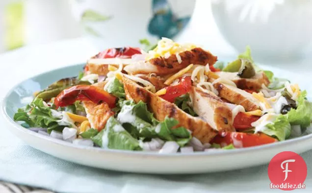 Huhn Fajita Salat