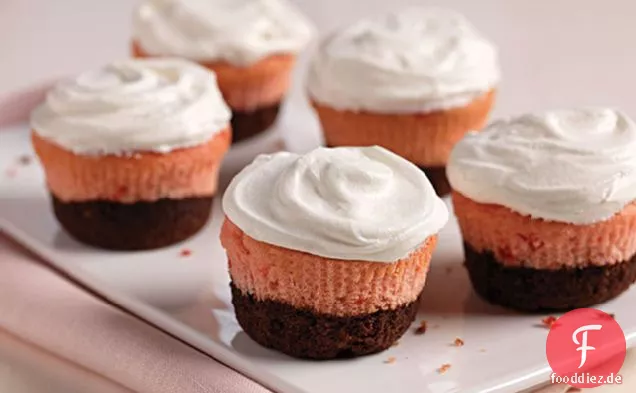 Neapolitanische Cupcakes