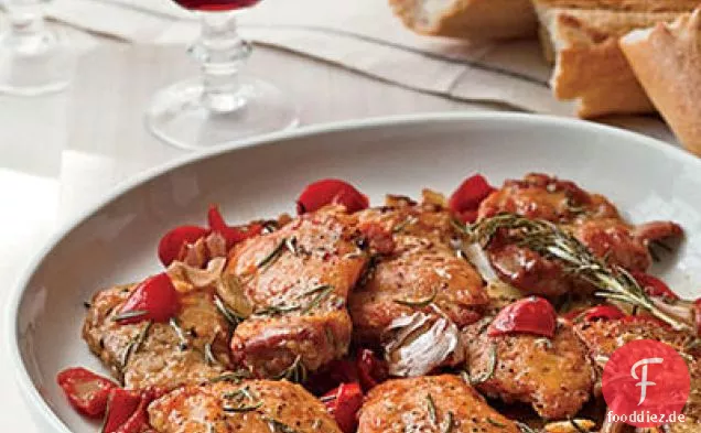 Rustikales Knoblauch-Huhn