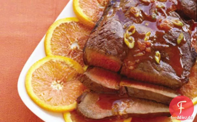 Orangen-Pfeffer-Steak