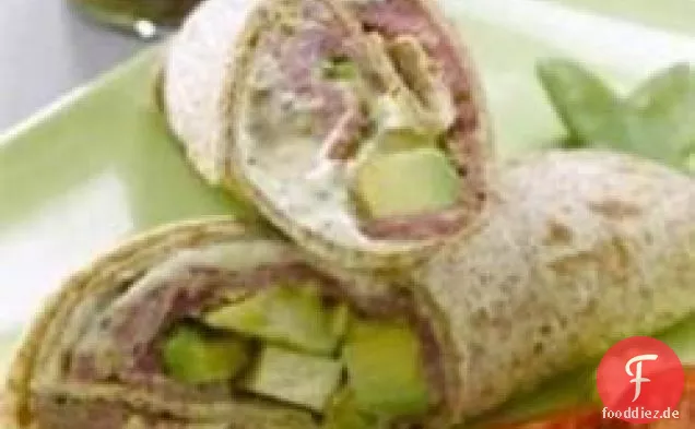 Roastbeef Wraps mit Maille® Old Style Senf