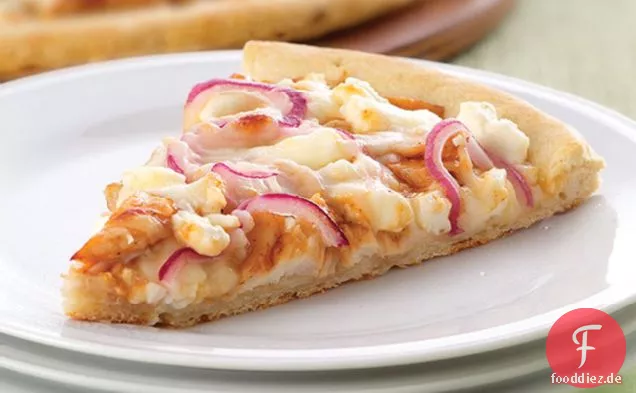 Feta-BBQ Huhn Pizza