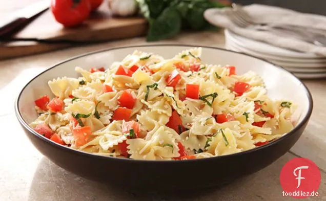 Italienische Pasta mit Tomaten & Basilikum