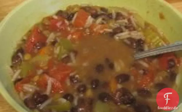 Beezies schwarze Bohnensuppe