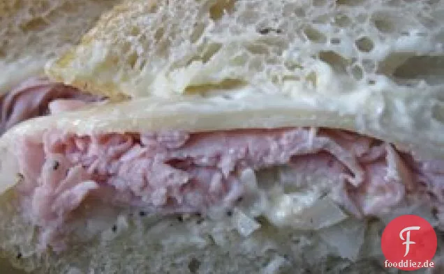 Heiße Schinken-Käse-Sandwiches