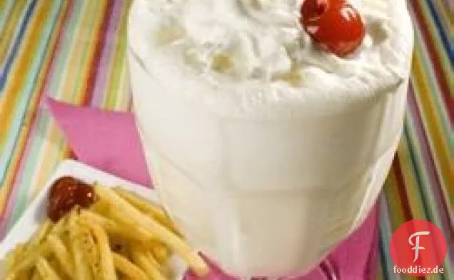 Vanille-Malz-Shake im Brunnen-Stil