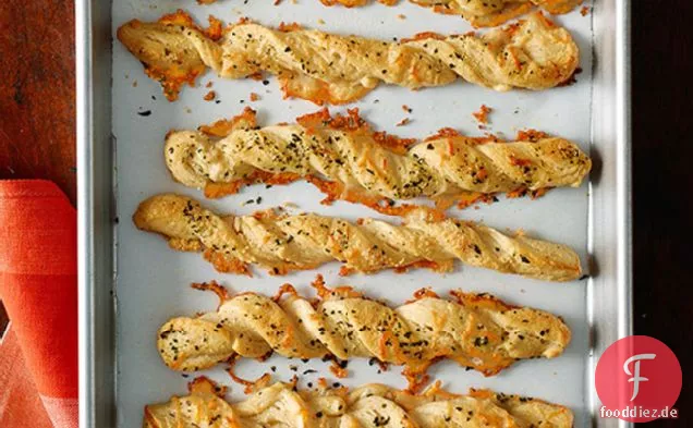 Knoblauch-Kräuter-Käse Twists