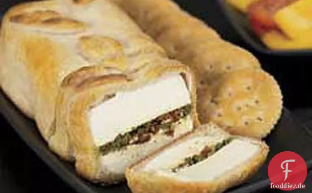 Gebackene Pesto-Käse-Vorspeise