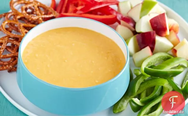 Cheddar-Käse-Fondue